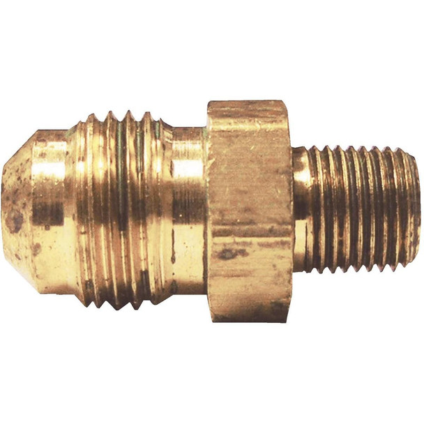 458873 1/2 In. x 3/8 In. Brass Male Flare Adapter