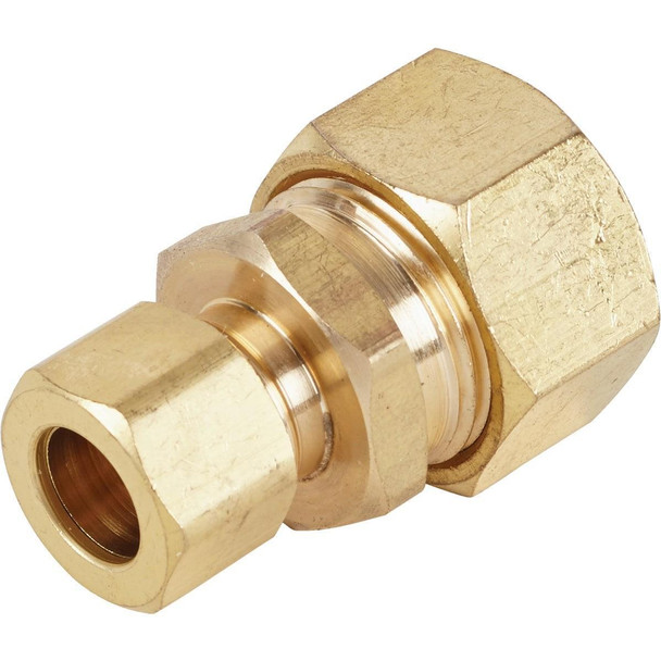 456560 5/8 In. OD x 3/8 In. OD Brass Compression Reducing Union