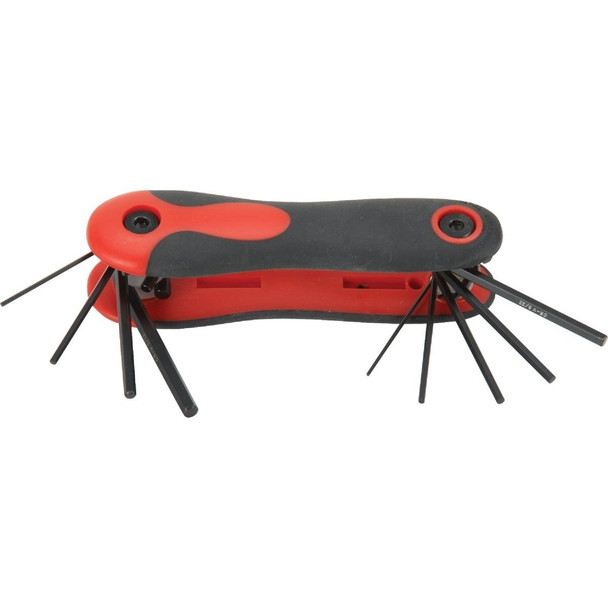 347523 SAE Folding Hex Key Set, 9-Piece