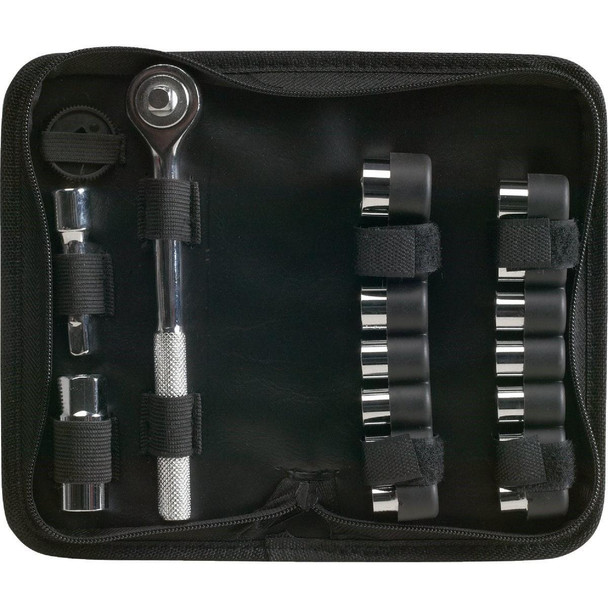 359890 Standard/Metric 3/8 In. Drive 6-Point Shallow Ratchet & Socket Set (21-Piece)