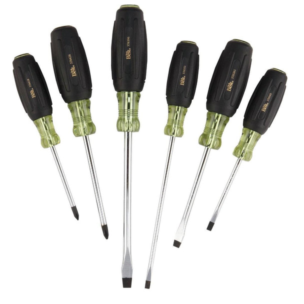 345520 Professional Cushion-Grip Screwdriver Set (6-Piece)