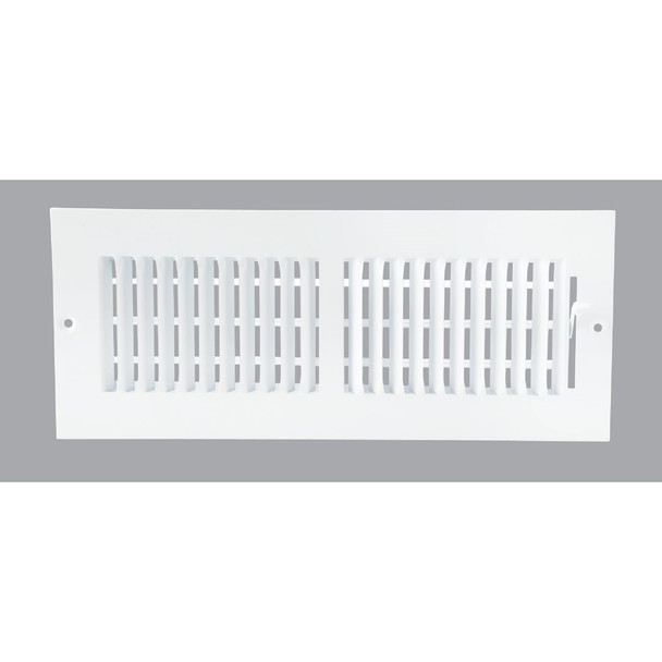 2SW1204WH-B Home Impressions White Steel 5.75 In. Wall Register