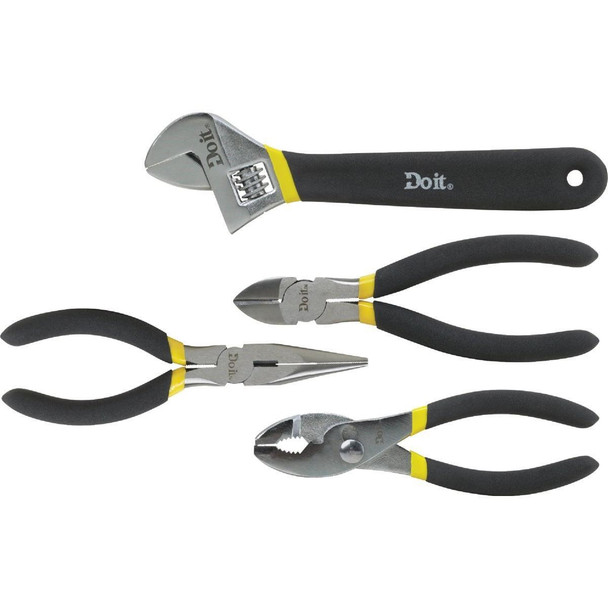 304174 Pliers And Wrench Set (4 Piece)