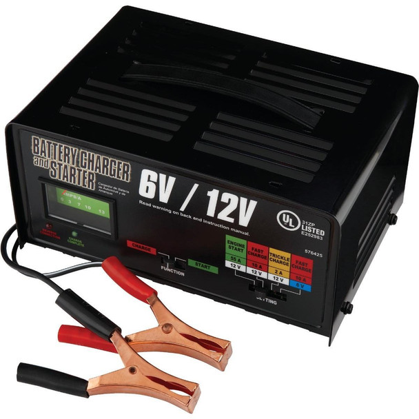 03418 Automatic 6V and 12V 2A/10A/55A Auto Battery Charger