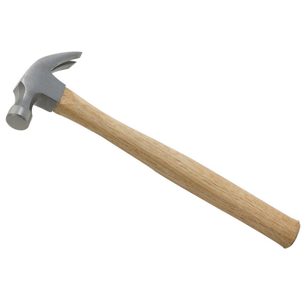 307521 7 Oz. Smooth-Face Curved Claw Hammer with Hardwood Handle