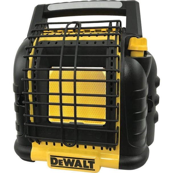 F332000 DEWALT 12,000 BTU Radiant Cordless Propane Heater