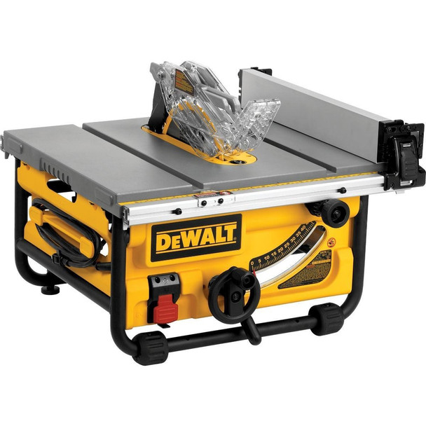 DWE7485 DEWALT 15A 8-1/4 In. Compact Job Site Table Saw w/Site-Pro Modular Guarding System