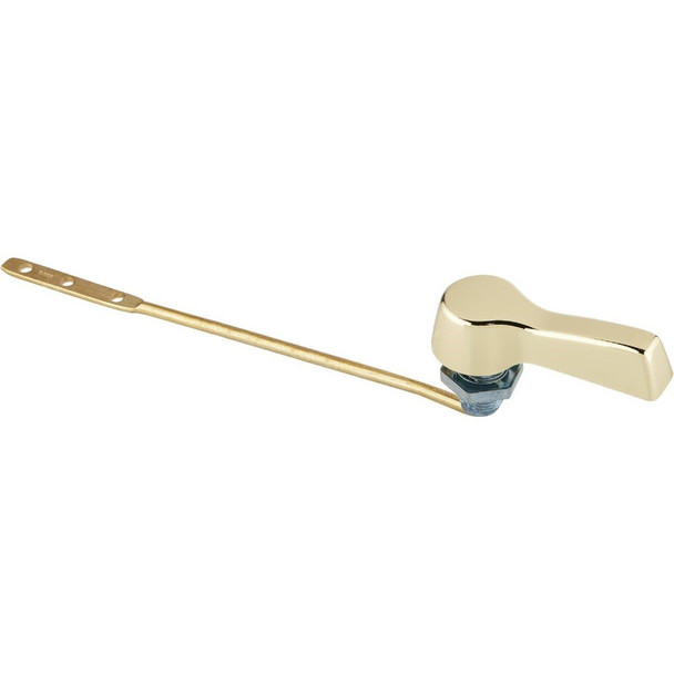 091213 Polished Brass Tank Lever with Brass Arm
