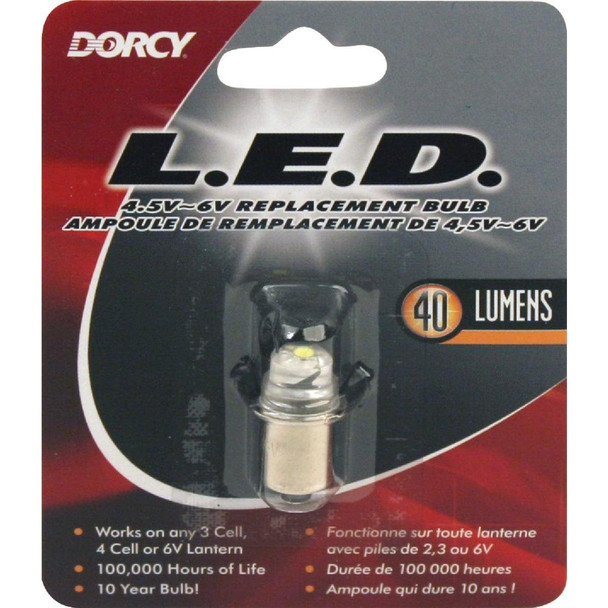 41-1644 Dorcy 4.5V to 6V LED Replacement Flashlight Bulb