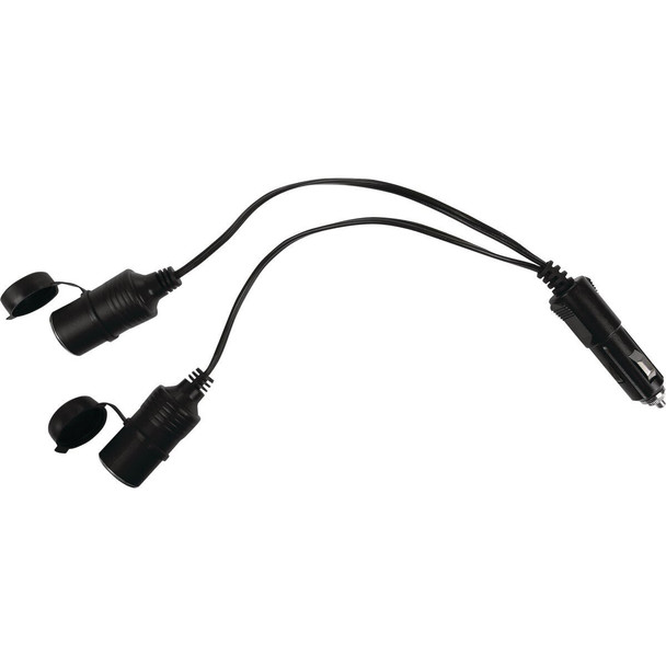 18889 Custom Accessories 12V Double Outlet Lighter Adapter