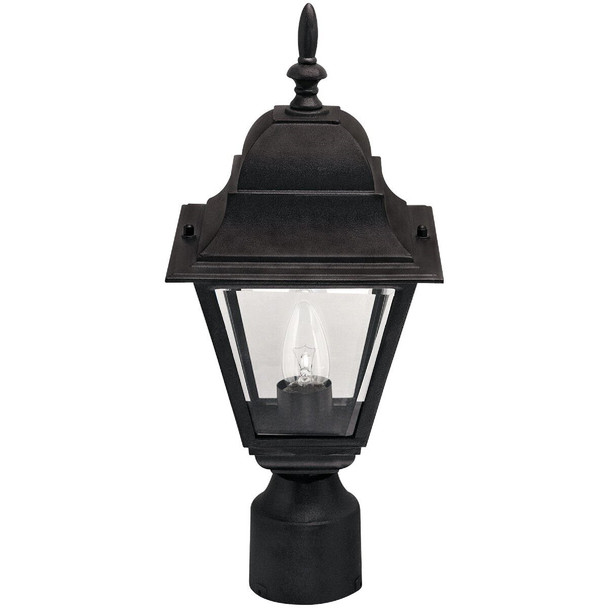 IOL13BK Home Impressions Black Incandescent Post Light Fixture