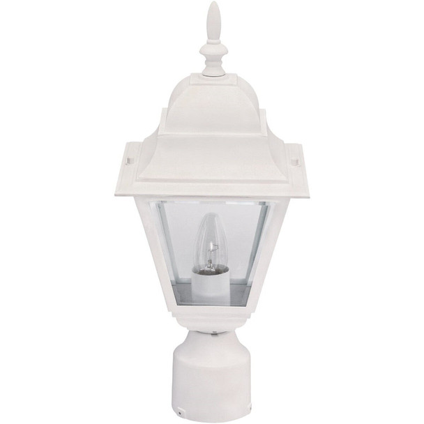 IOL13WH Home Impressions White Incandescent Post Light Fixture