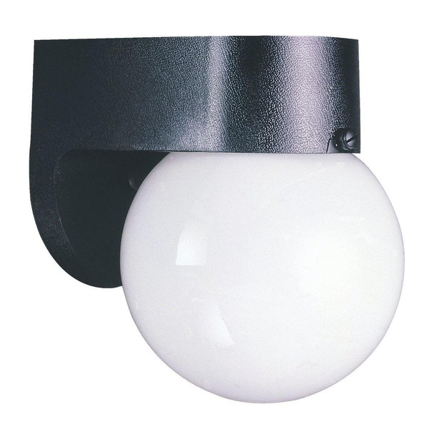 IOL137BK Home Impressions Black Incandescent A15 Outdoor Wall Light Fixture