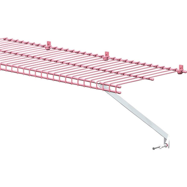660600 ClosetMaid 12 In. White Shelving Support Bracket (2-Pack)