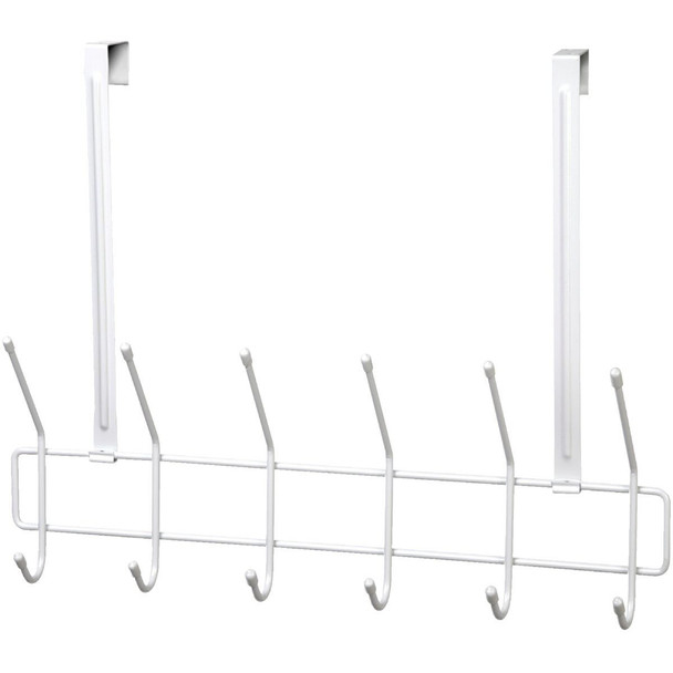 122000 ClosetMaid 19 In. 6-Hook Over-The-Door Hook Rail
