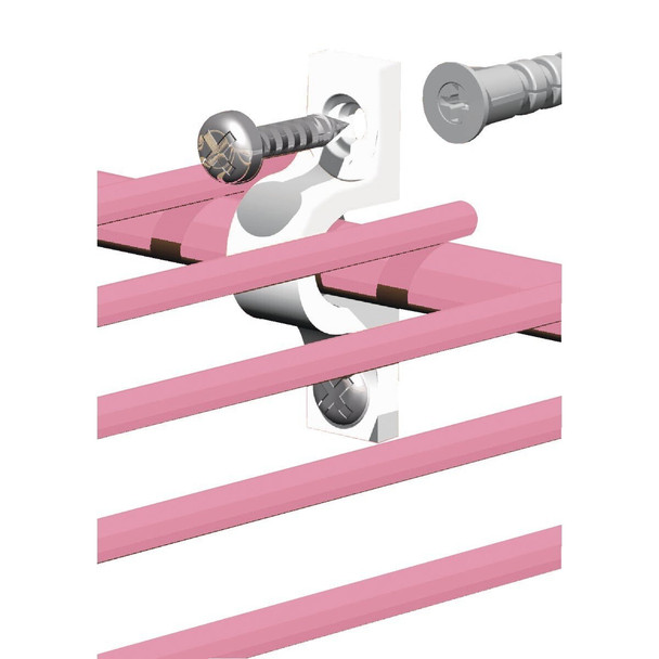 756100 Closetmaid Concrete Wire Shelf Wall Clip (12-Count)