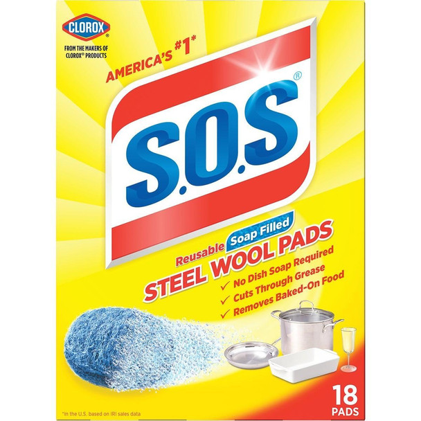 98018 S.O.S. Scouring Pad (18 Count)