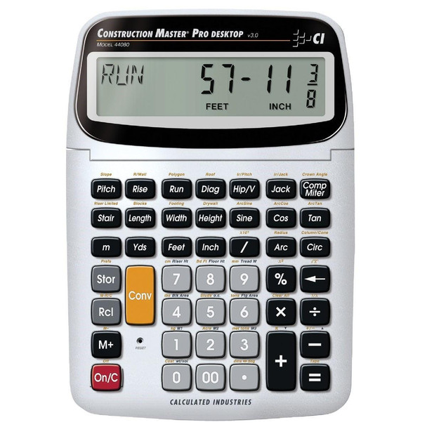 44080 Calculated Industries Construction Master Pro Desktop Project Calculator
