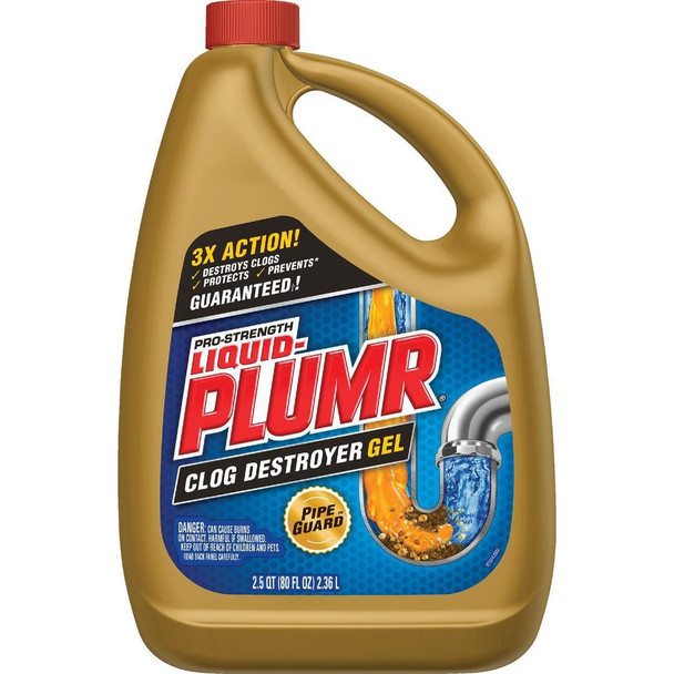 00228 Liquid-Plumr 80 Oz. Pro-Strength Full Clog Destroyer