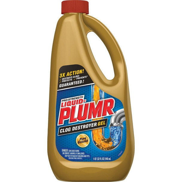 00243 Liquid-Plumr 32 Oz. Pro-Strength Full Clog Destroyer