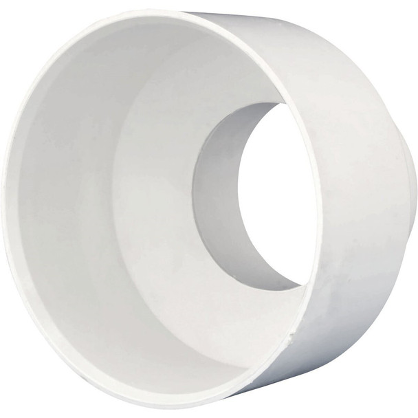 PVC 01102  0600HA Charlotte Pipe 3 In. Sch 30 Hub x 1-1/2 In. Sch 40 Hub DWV 600 Series PVC Coupling