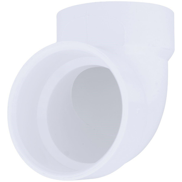 PVC 00331  0800HA Charlotte Pipe 2 In. Schedule 40 90 Deg. DWV PVC Vent Elbow (1/4 Bend)