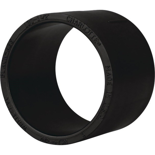 ABS 00130  1200HA Charlotte Pipe 4 No Stop Hub x Hub Repair ABS Coupling