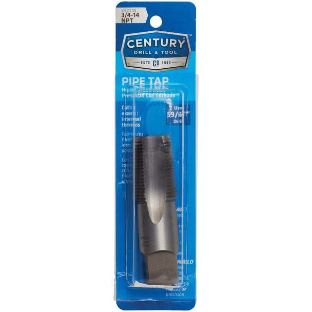 97205 Century Drill & Tool 3/4-14 NPT National Pipe Thread Tap