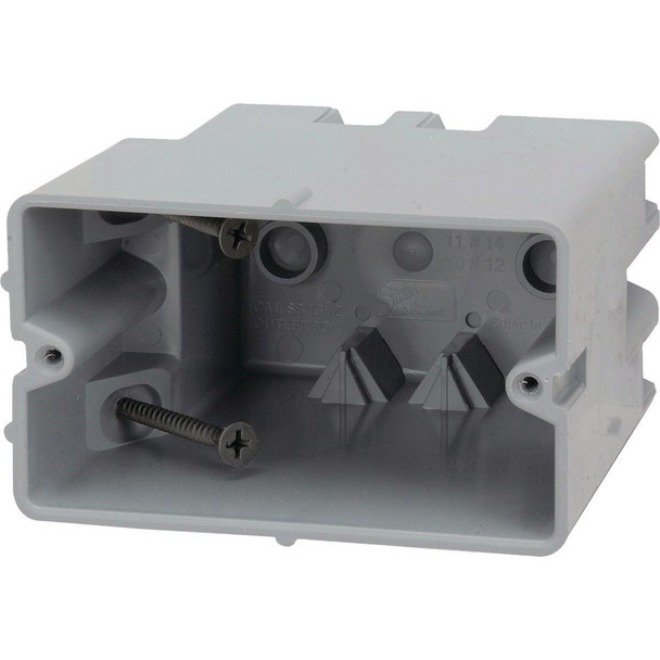 MSBHZ Madison Electric Smart Box 1-Gang Horizontal PVC Molded Original Wall Box