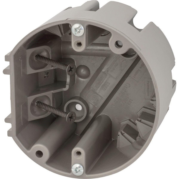 MSBRND Madison Electric Smart Box 50 Lb. Rating Screw On PVC Molded Ceiling Box