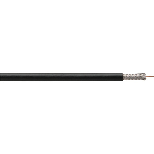 920030508 Coleman Cable 500 Ft. Black RG6/U 18/1 Coaxial Cable
