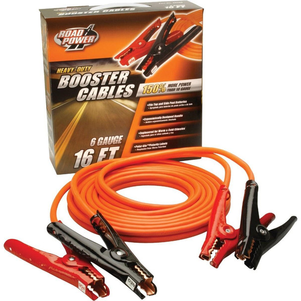 85660103 Road Power 16' 6 Gauge Booster Cable