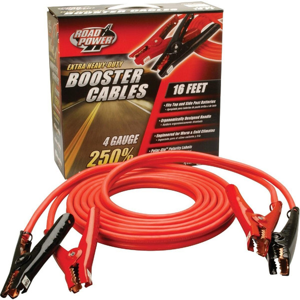86660104 Road Power 16' 4 Gauge 400 Amp Booster Cable