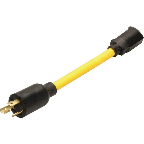 90218802 Coleman Cable 9 In. 15A 600V Twist Lock Adapter Cord
