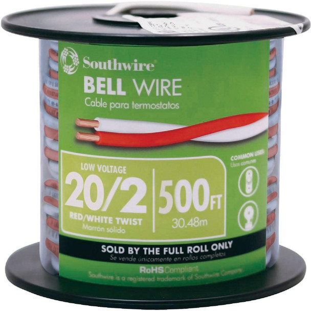 701026632 Coleman Cable 500 Ft. 20AWG Bell Wire