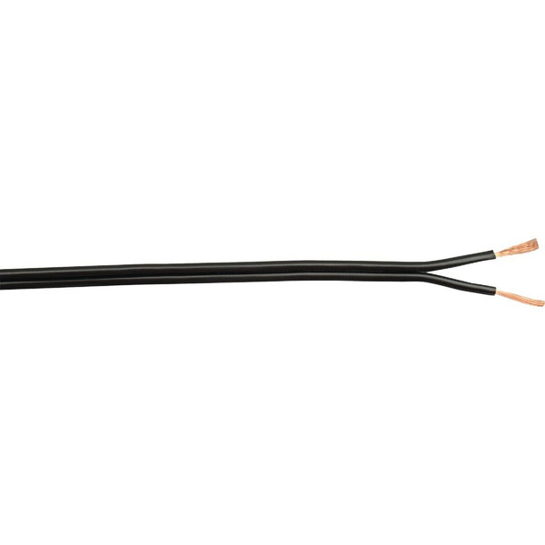 600006608 Coleman Cable 250 Ft. 18/2 Black Lamp Cord