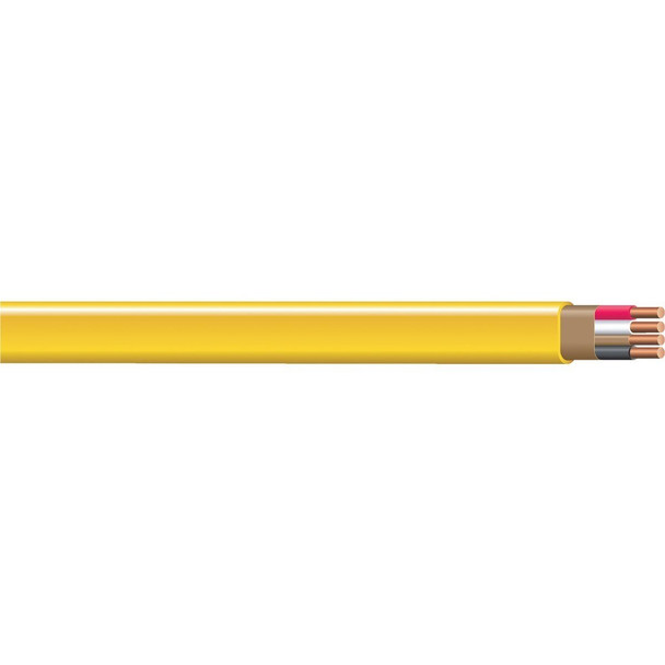 63947621 Romex 25 Ft. 12/3 Solid Yellow NMW/G Electrical Wire