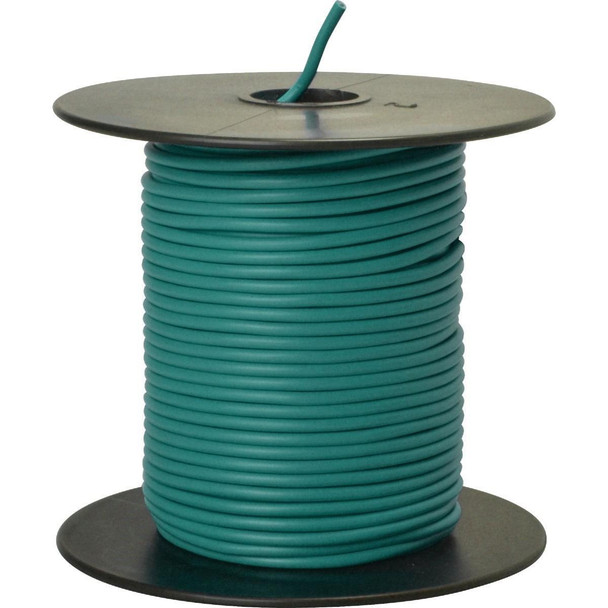 55835023 ROAD POWER 100 Ft. 18 Ga. PVC-Coated Primary Wire, Green