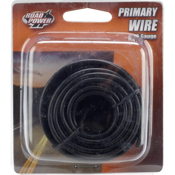 55666633 ROAD POWER 24 Ft. 16 Ga. PVC-Coated Primary Wire, Black