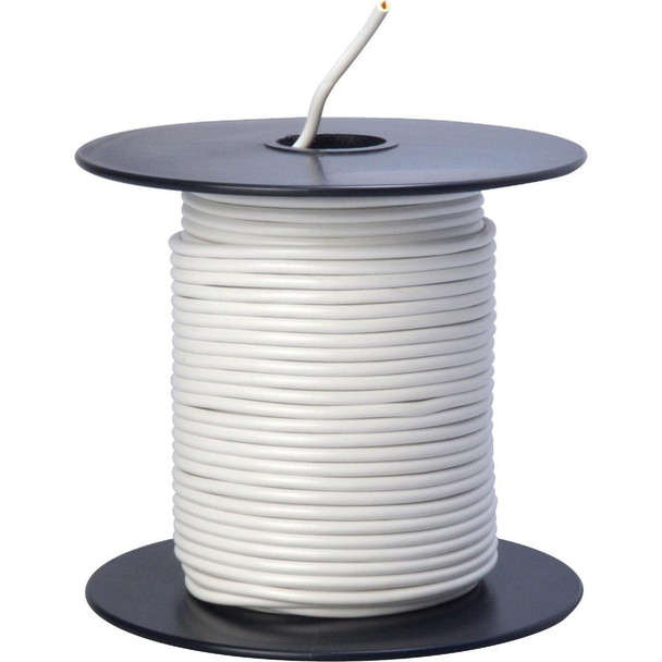 55667223 ROAD POWER 100 Ft. 18 Ga. PVC-Coated Primary Wire, White