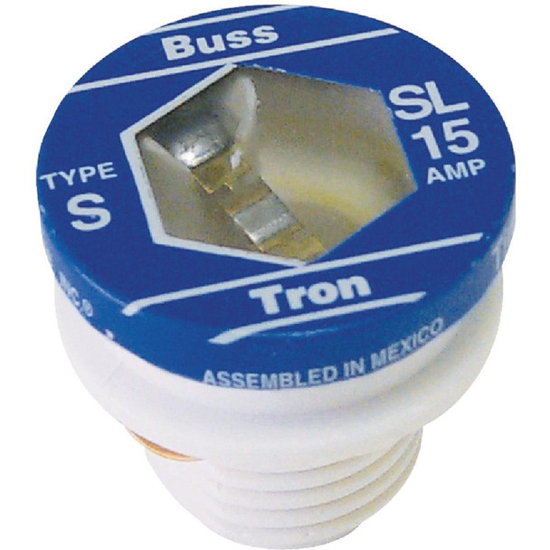 BP/SL-15 Bussmann 15A BP/SL Time-Delay Plug Fuse (3-Pack)