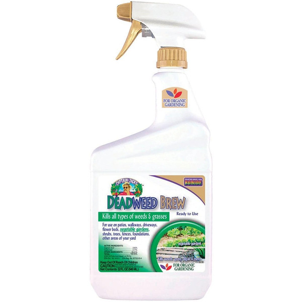 2602 Bonide Captain Jack's Deadweed Brew 1 Qt. Ready to Use Trigger Spray Weed & Grass Killer