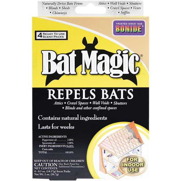 876 Bonide Bat Magic 2 Oz. Granular Bat Repellent (4-Pack)