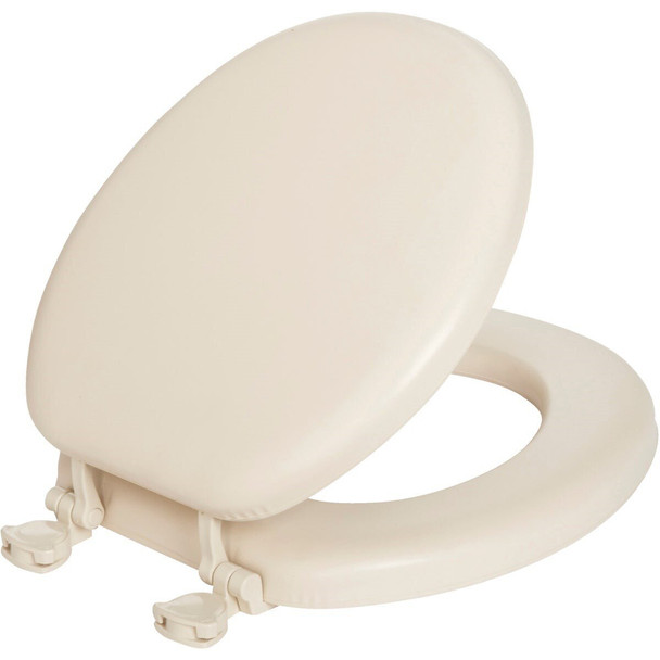 15EC_006 Mayfair by Bemis Round Closed Front Premium Soft Bone Toilet Seat
