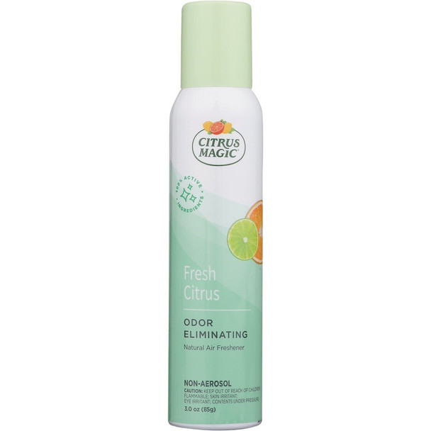 612112751 Citrus Magic 3.5 Oz. Tropical Citrus Non-Aerosol Spray Air Freshener