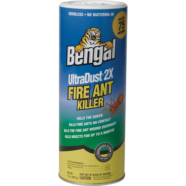 93650 Bengal Ultra Dust Fire Ant Killer, 12 Oz.