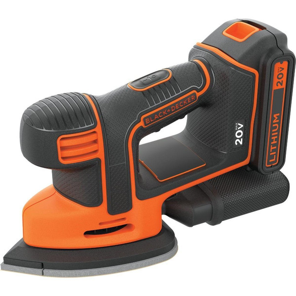 BDCMS20C Black & Decker 20 Volt MAX Lithium-Ion Mouse Cordless Finish Sander