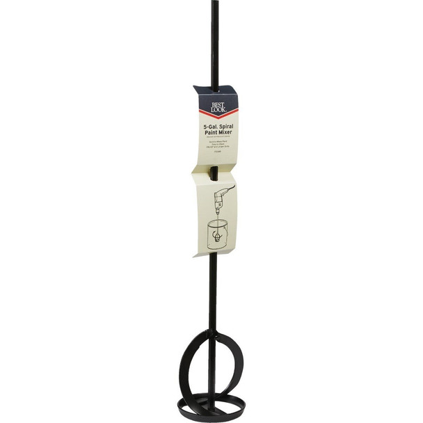 SM5-DIB Best Look 5 Gal. Steel Spiral Paint Mixer
