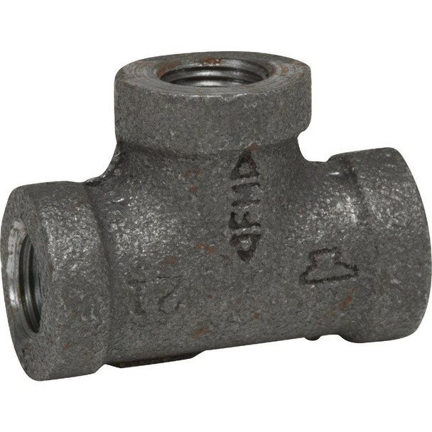 8700120655 Anvil 1-1/2 In. Malleable Black Iron Tee