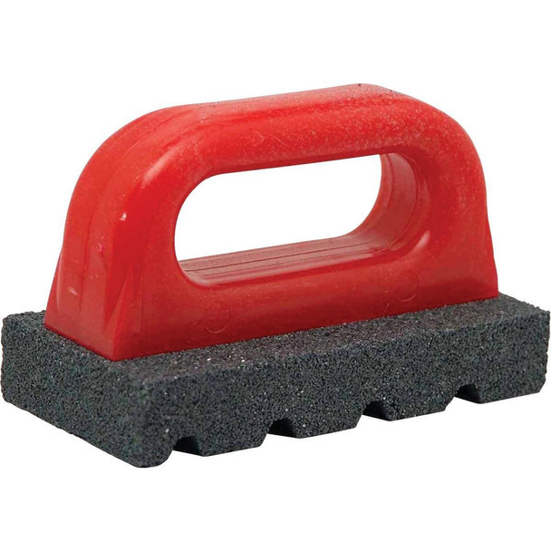 6069 6 In. Fluted Rubbing Brick with Handle